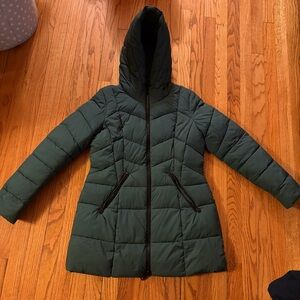 Bernardo Dark Green Puffer Parka
